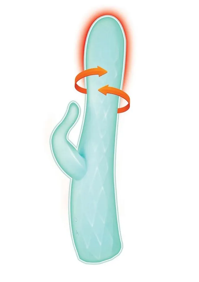 Female Sex Toys Goddess Goddess Heat Up Rotating Rechargeable Silicone Massager