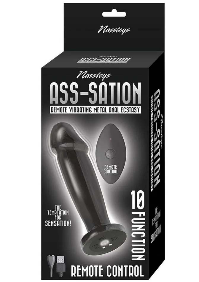Male Sex Toys AssSation AssSation Remote Control Vibrating Metal Anal Ecstasy