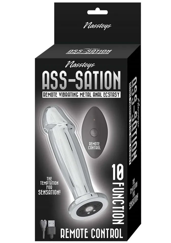 Male Sex Toys AssSation AssSation Remote Control Vibrating Metal Anal Ecstasy