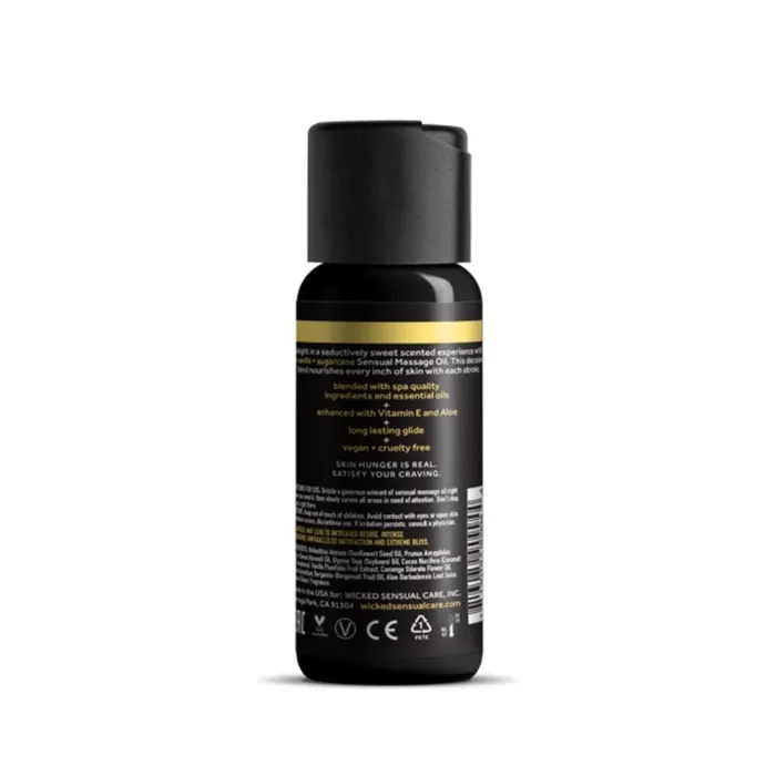 Vanilla Sugercane Massage Oil 4oz Wicked Sensual Care Couples Vanilla Sugercane Massage Oil 4oz Wicked Sensual Care Couples