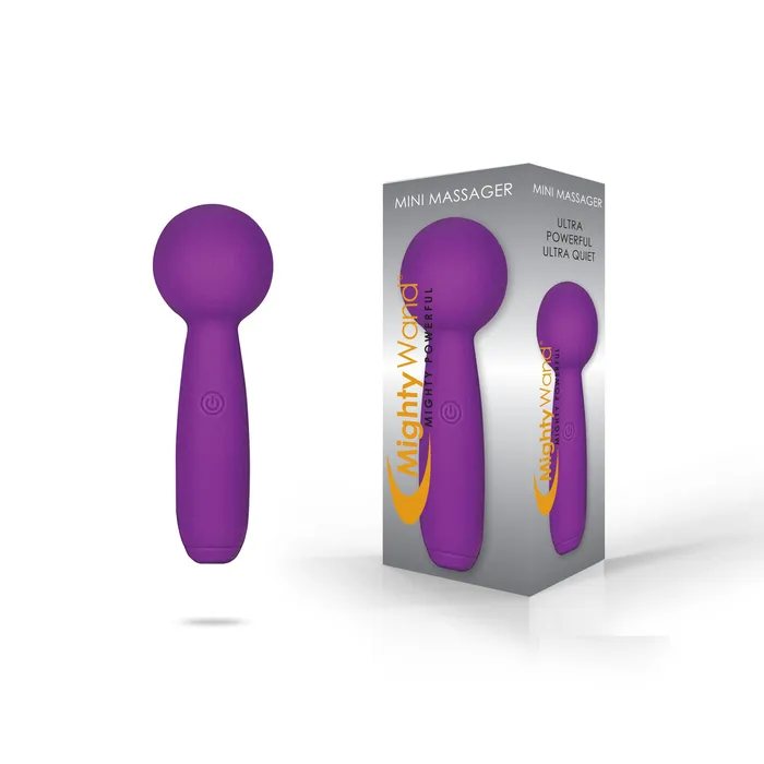 DMLET Vibrators Purple Mighty Wand Mini Massager DMLET Vibrators Purple Mighty Wand Mini Massager