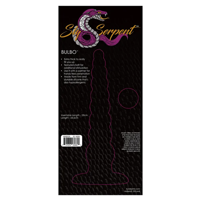 HXMN Vibrators Sly Serpent Purple Bulbo